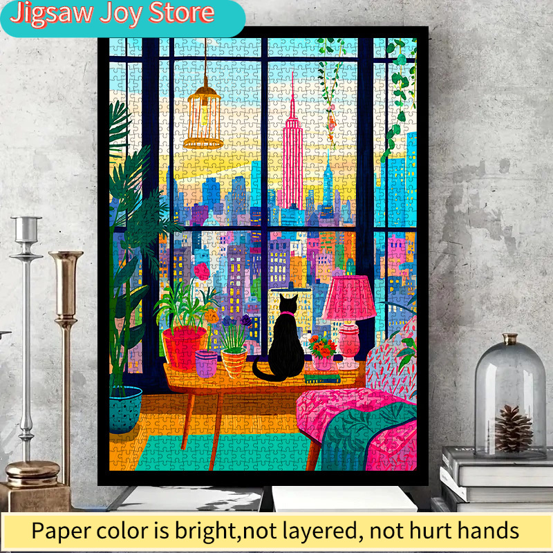 DIY Paper Puzzle, New York Cit - Plant Parental のレビューと価格