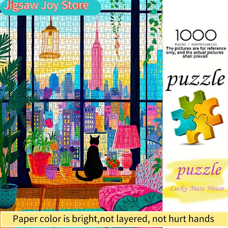 DIY Paper Puzzle, New York Cit - Plant Parental のレビューと価格