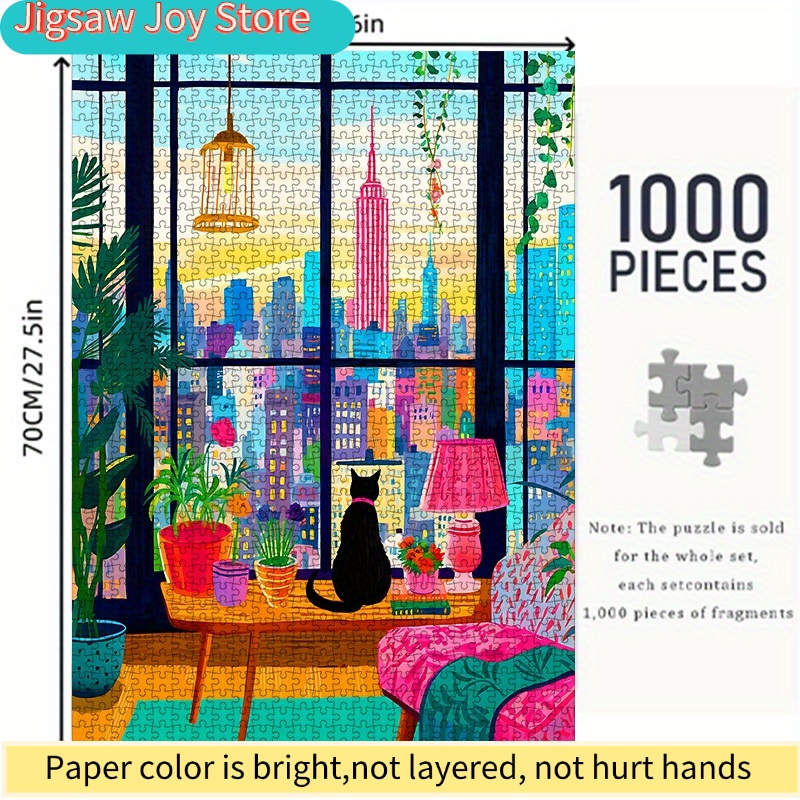 DIY Paper Puzzle, New York Cit - Plant Parental のレビューと価格