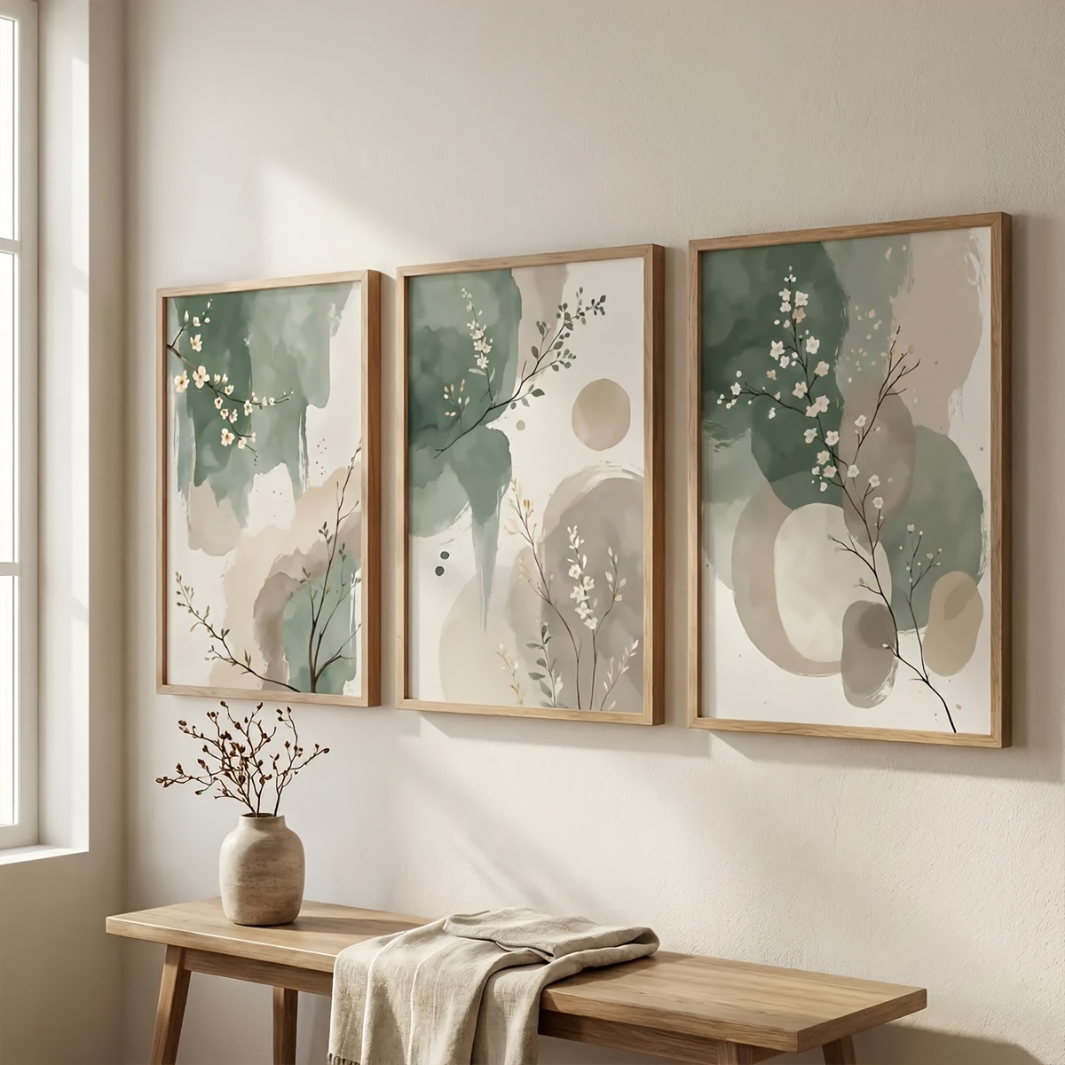 3pcs Japanese-Style Plant Canv - Plant Parenting のレビューと価格