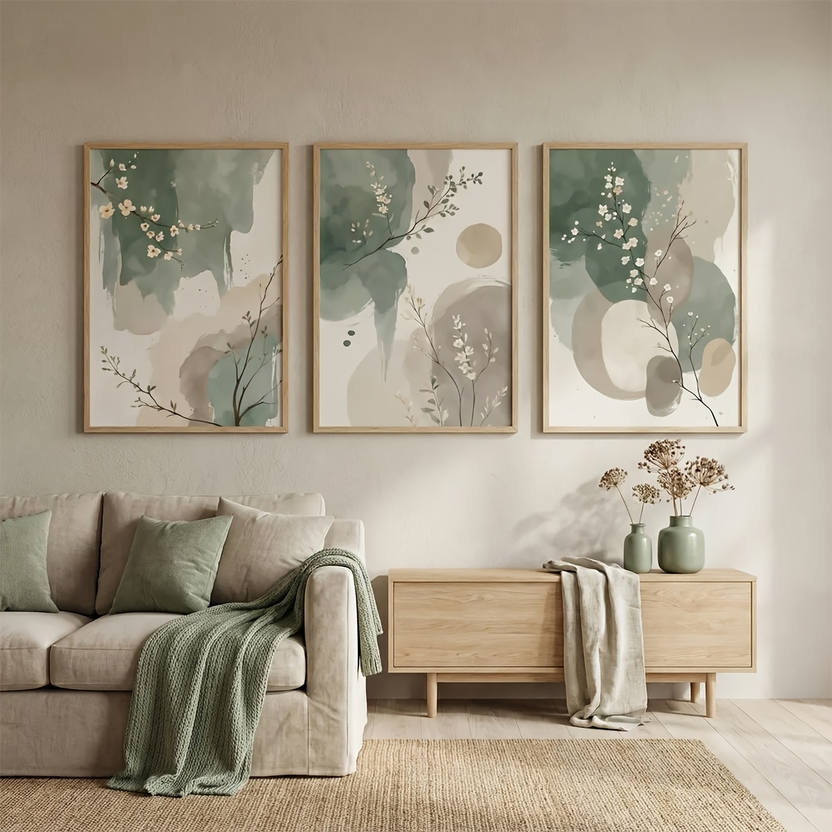 3pcs Japanese-Style Plant Canv - Plant Parenting のレビューと価格