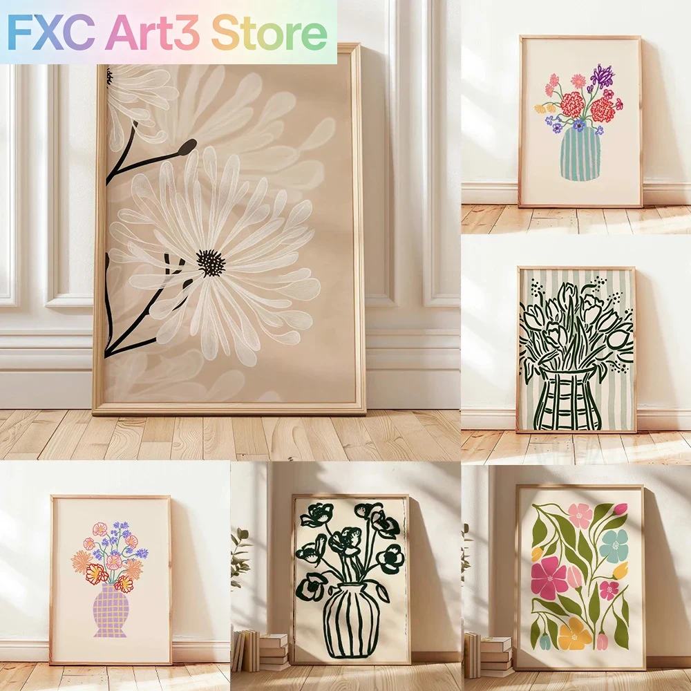 Frameless,1pc Retro Beige Flor - Plant Parenting のレビューと価格