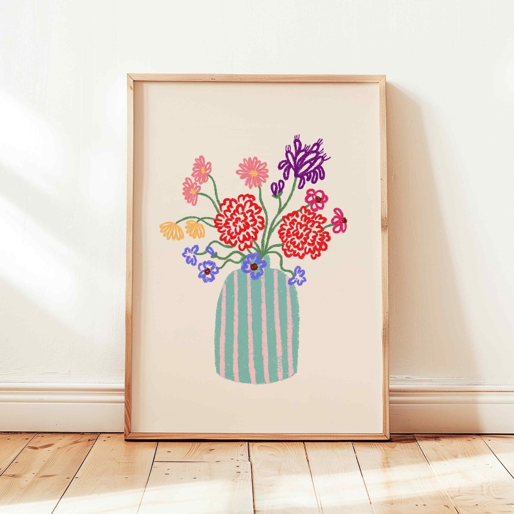 Frameless,1pc Retro Beige Flor - Plant Parenting のレビューと価格