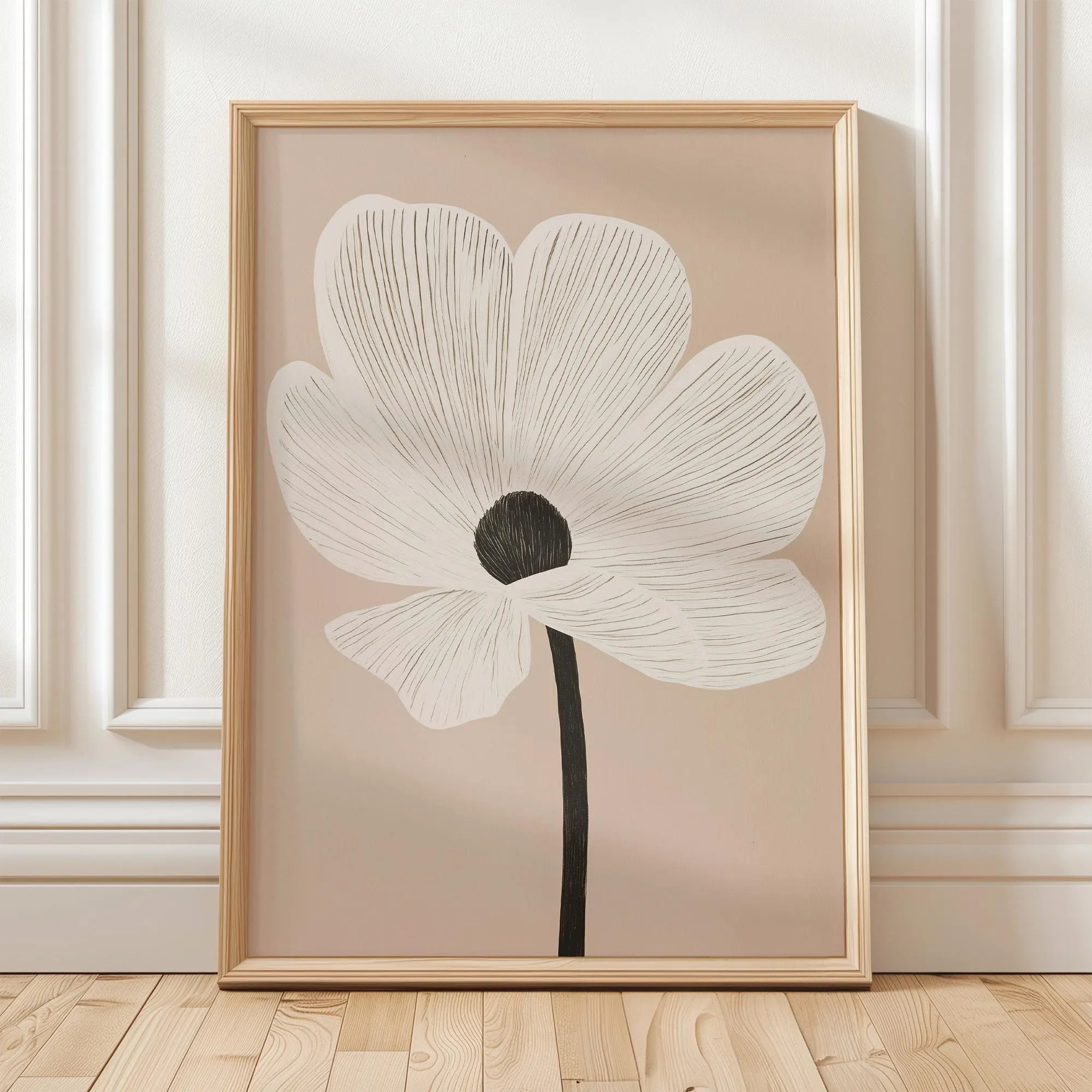 Frameless,1pc Retro Beige Flor - Plant Parenting のレビューと価格