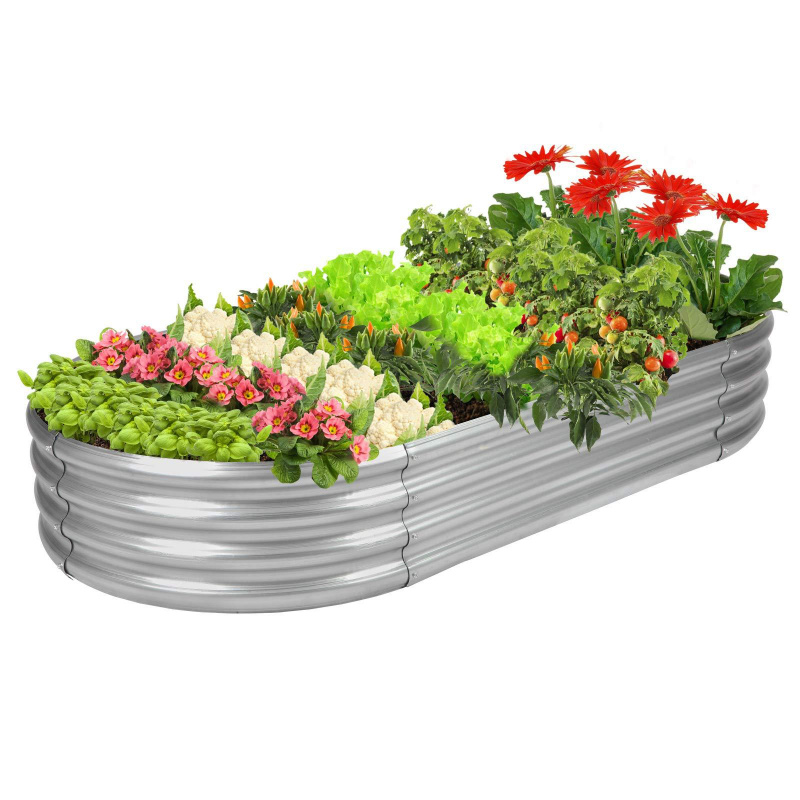 1PCS Oval-shaped Galvanized St - Plant Parenting のレビューと価格