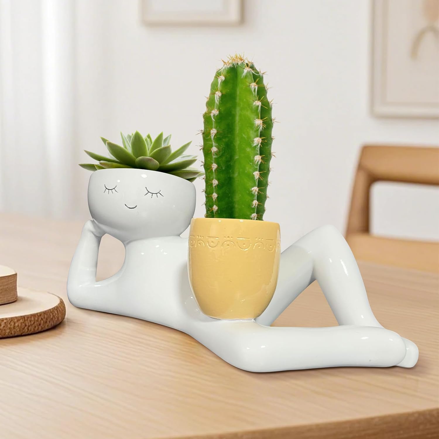 Lazy Little Guy Planter Unique - Plant Parenting のレビューと価格