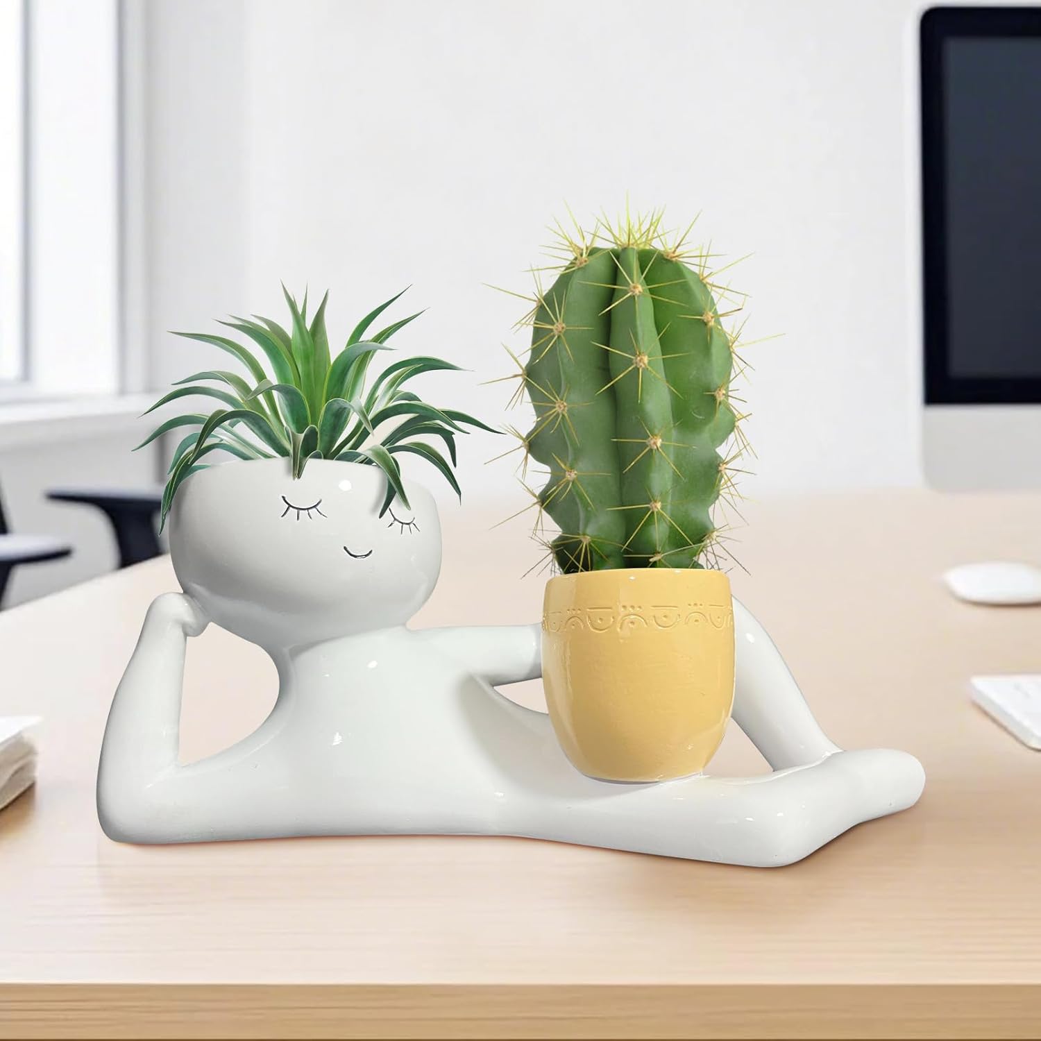 Lazy Little Guy Planter Unique - Plant Parenting のレビューと価格