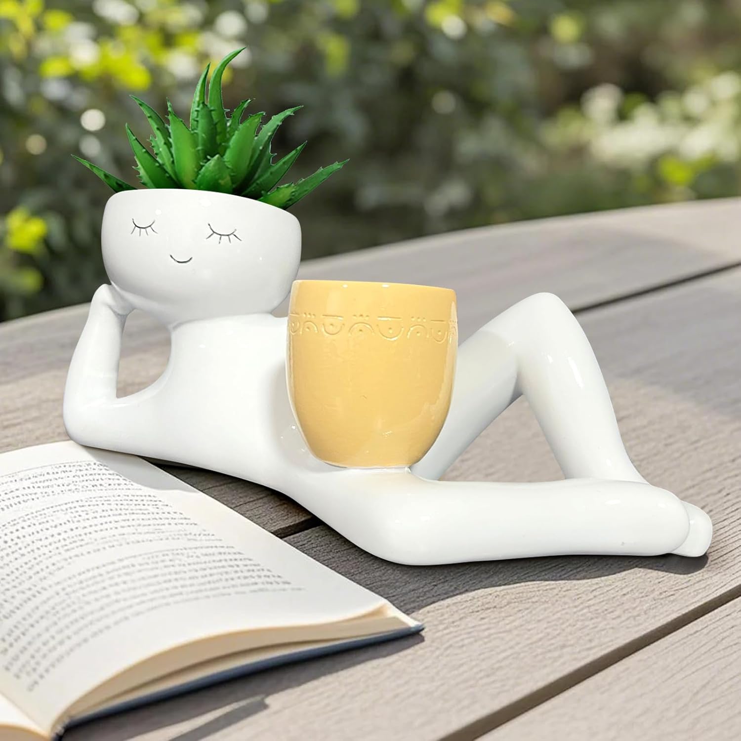 Lazy Little Guy Planter Unique - Plant Parenting のレビューと価格