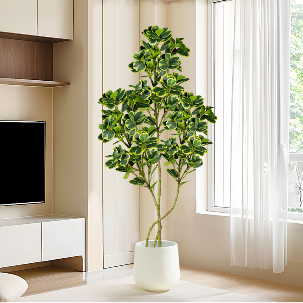 76cm/115cm Artificial Ficus Tr - Rubber Plant Ficus のレビューと価格