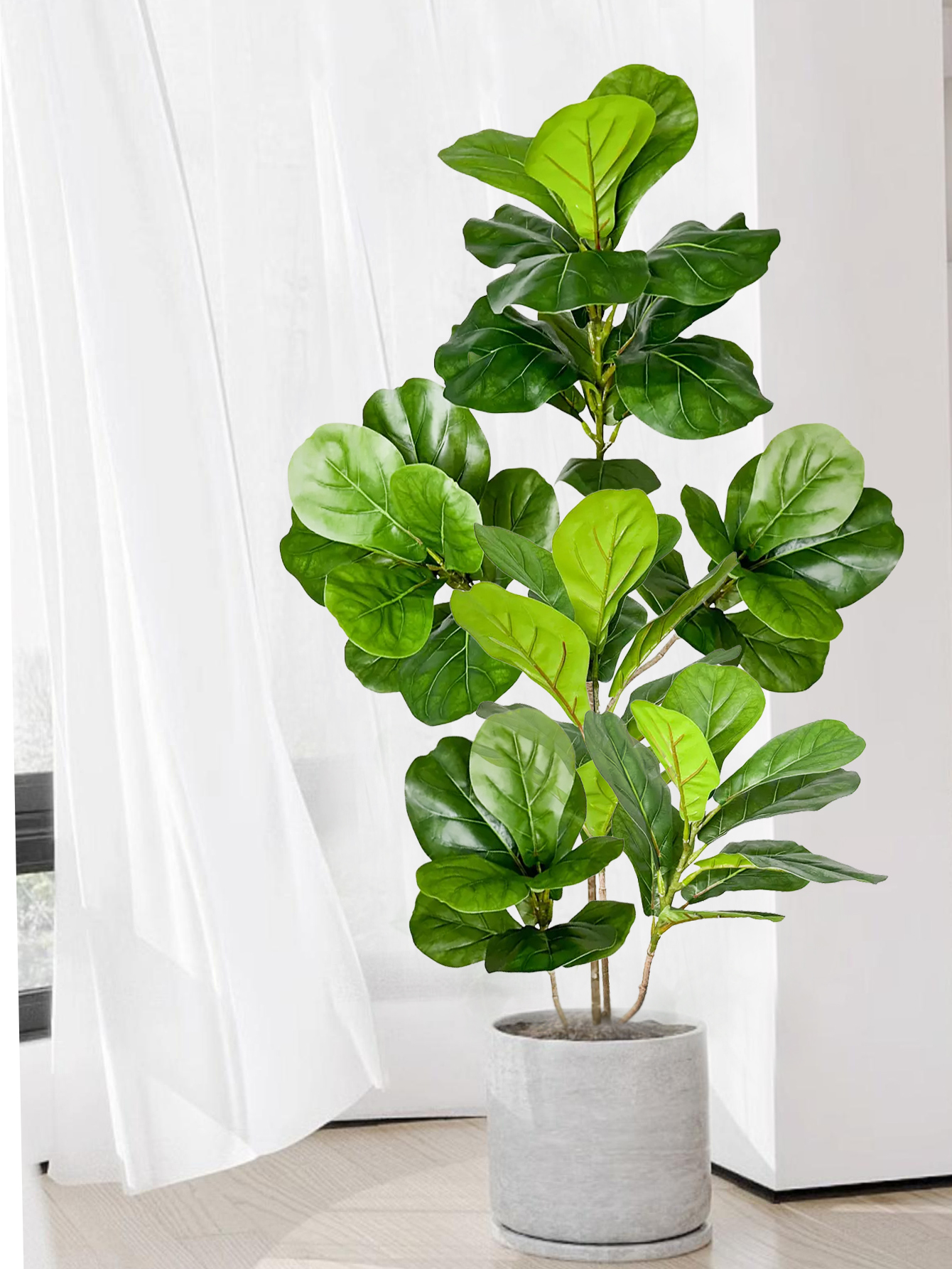 70-135cm Large Artificial Ficu - Rubber Plant Ficus のレビューと価格