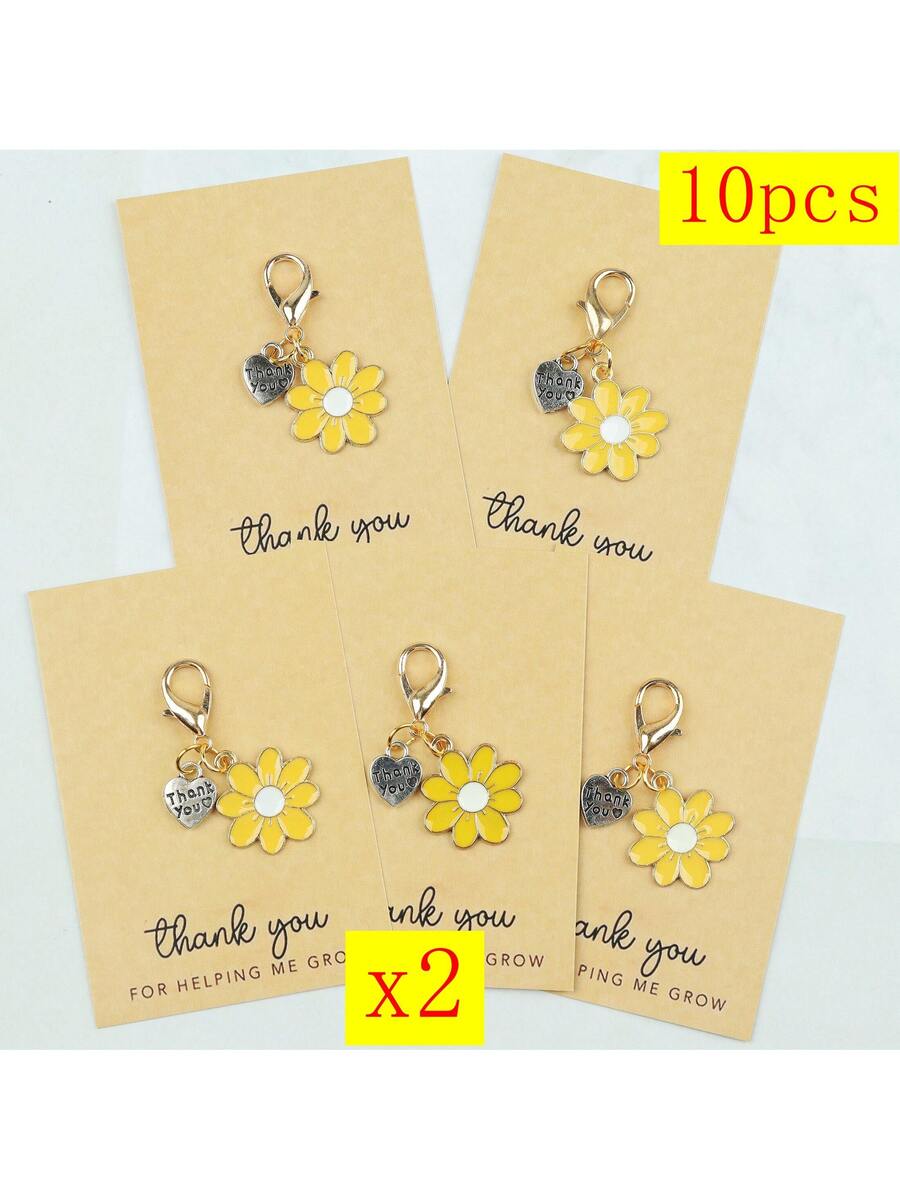 Enamel Daisy Keychains With Th - Plant Parental のレビューと価格