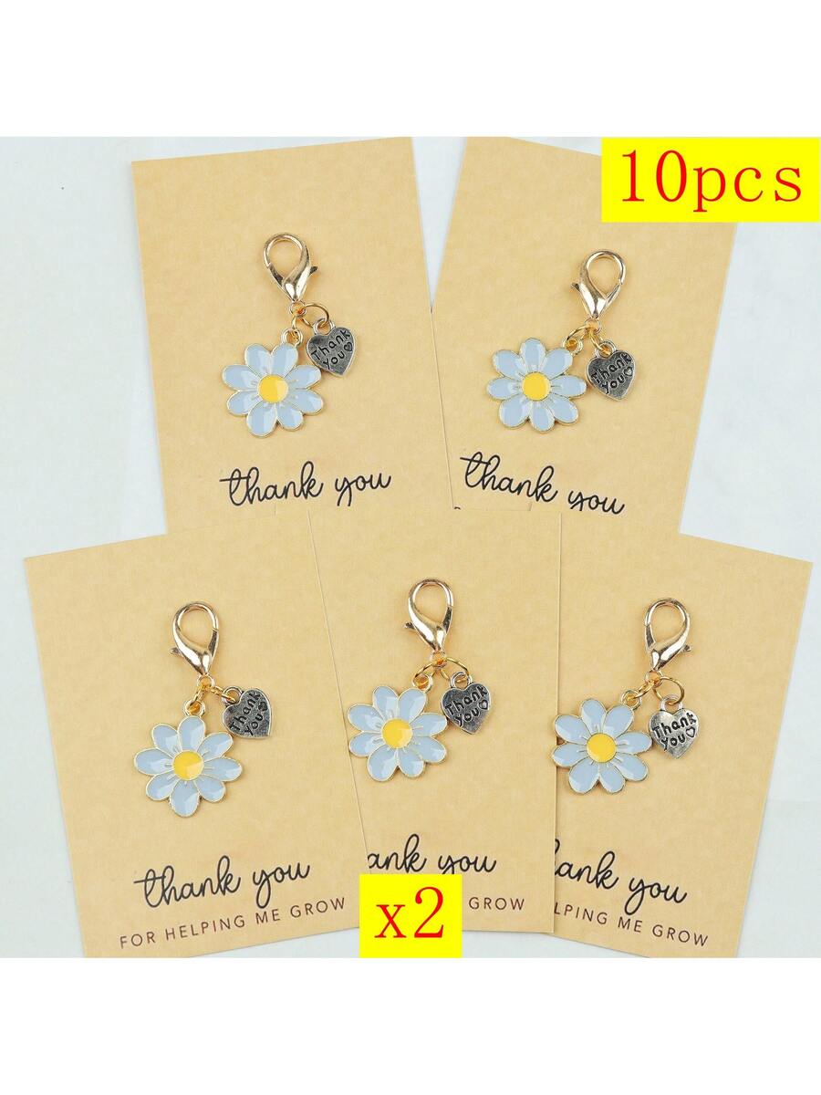 Enamel Daisy Keychains With Th - Plant Parental のレビューと価格