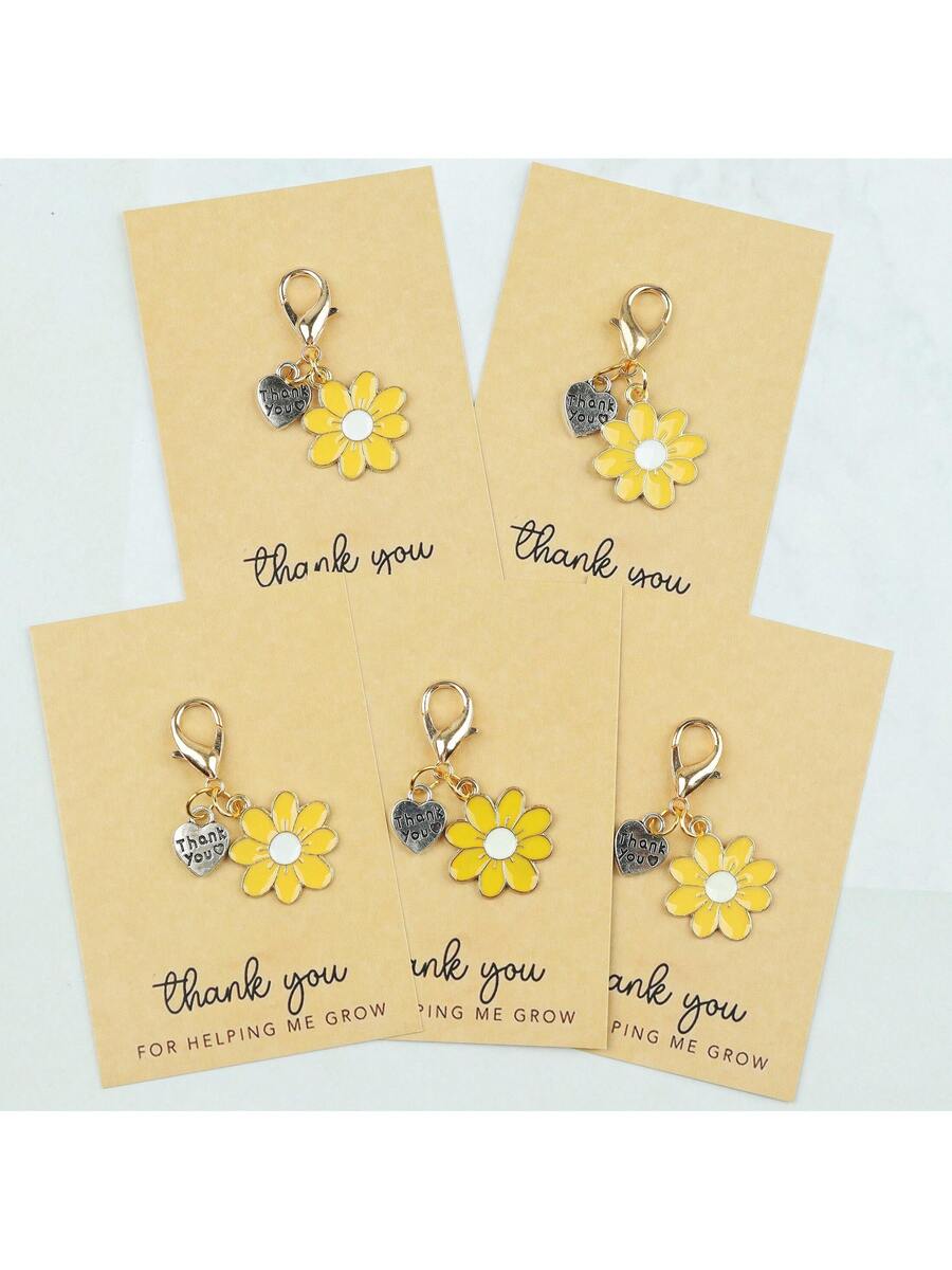 Enamel Daisy Keychains With Th - Plant Parental のレビューと価格