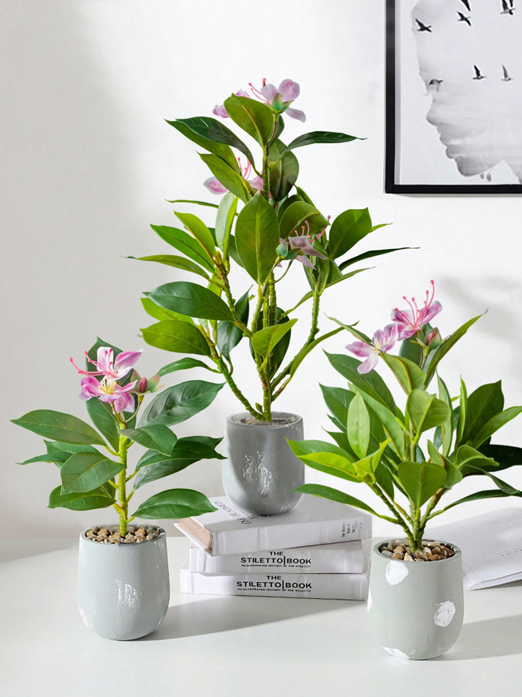 21-40cm Artificial Azaleas Pla - Rubber Plant Ficus のレビューと価格