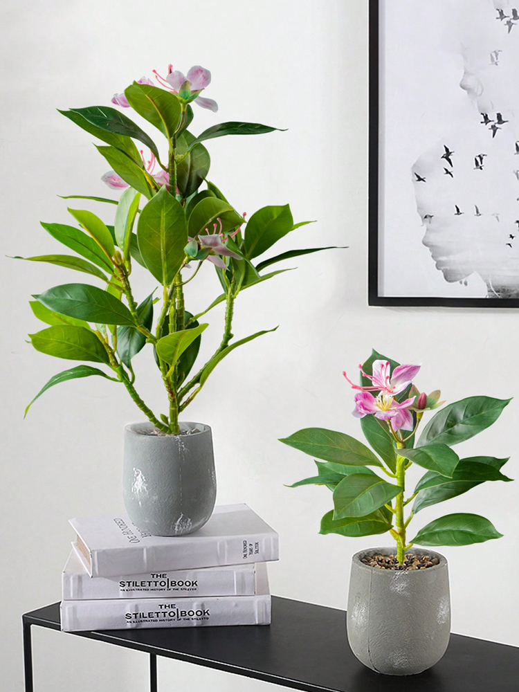 21-40cm Artificial Azaleas Pla - Rubber Plant Ficus のレビューと価格