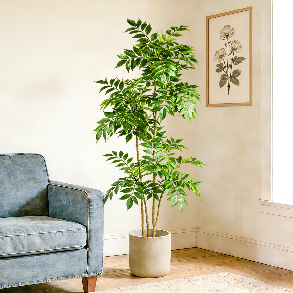 76-140cm Artificial Rubber Tre - Rubber Plant Ficus のレビューと価格