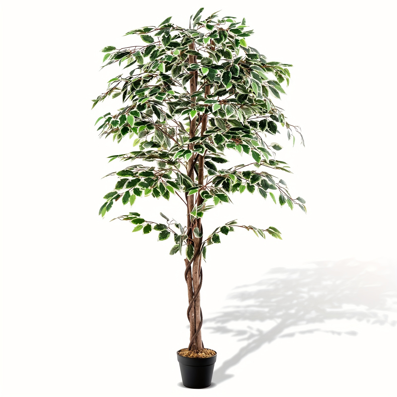 Costway 63 inch Artificial Fic - Rubber Plant Ficus のレビューと価格