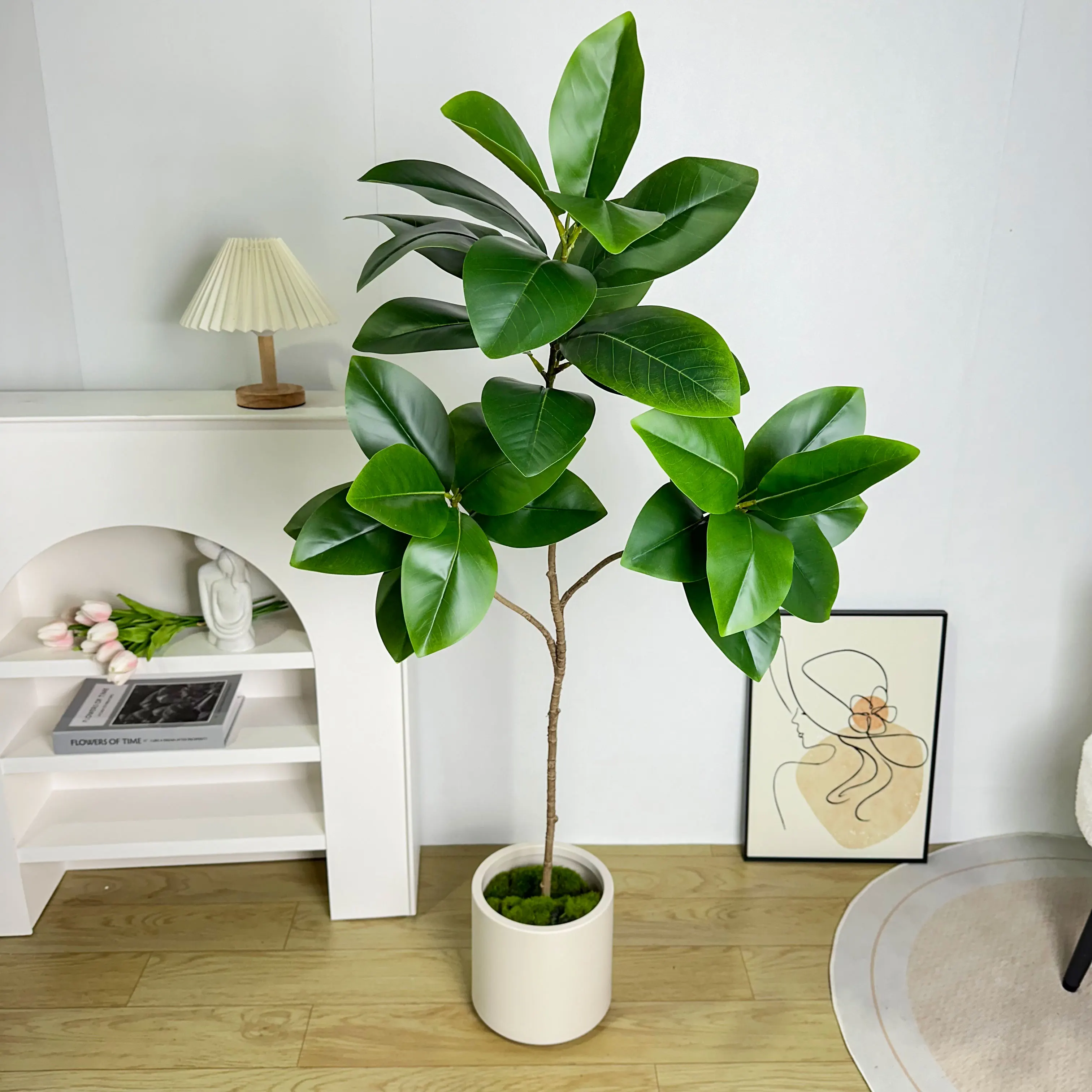 70/135cm Artificial Ficus Tree - Rubber Plant Ficus のレビューと価格