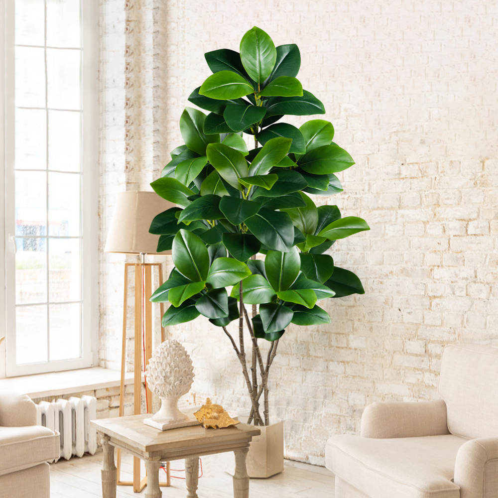 74-140cm Artificial Rubber Tre - Rubber Plant Ficus のレビューと価格