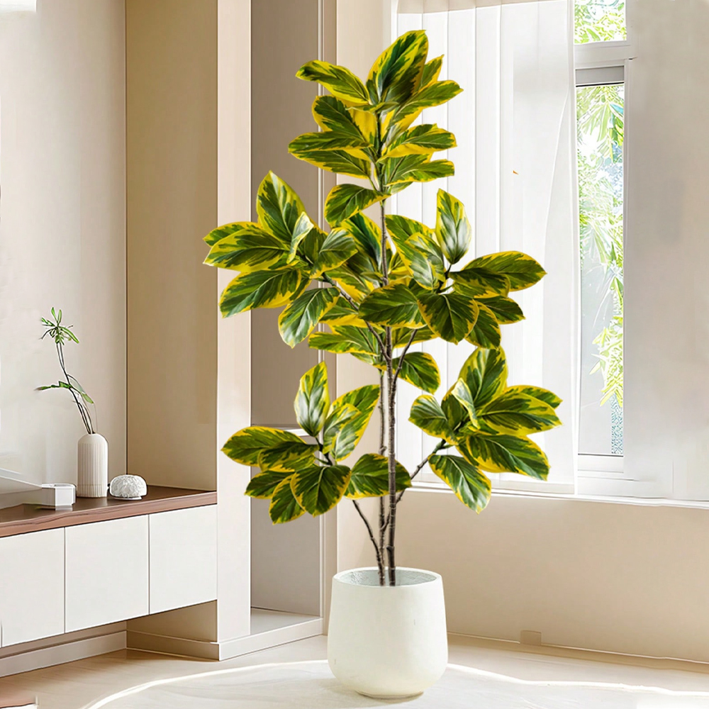 70-130cm Artificial Banyan Tre - Rubber Plant Ficus のレビューと価格