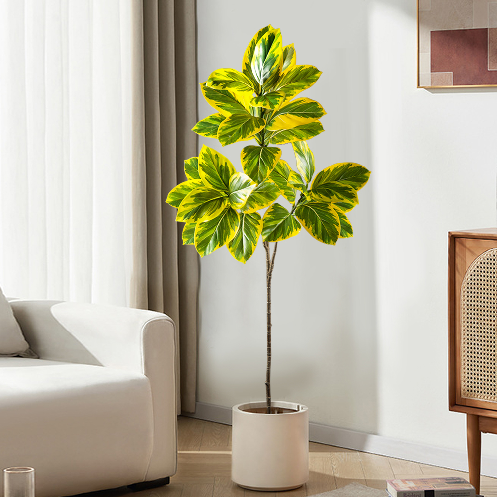 70-130cm Artificial Banyan Tre - Rubber Plant Ficus のレビューと価格
