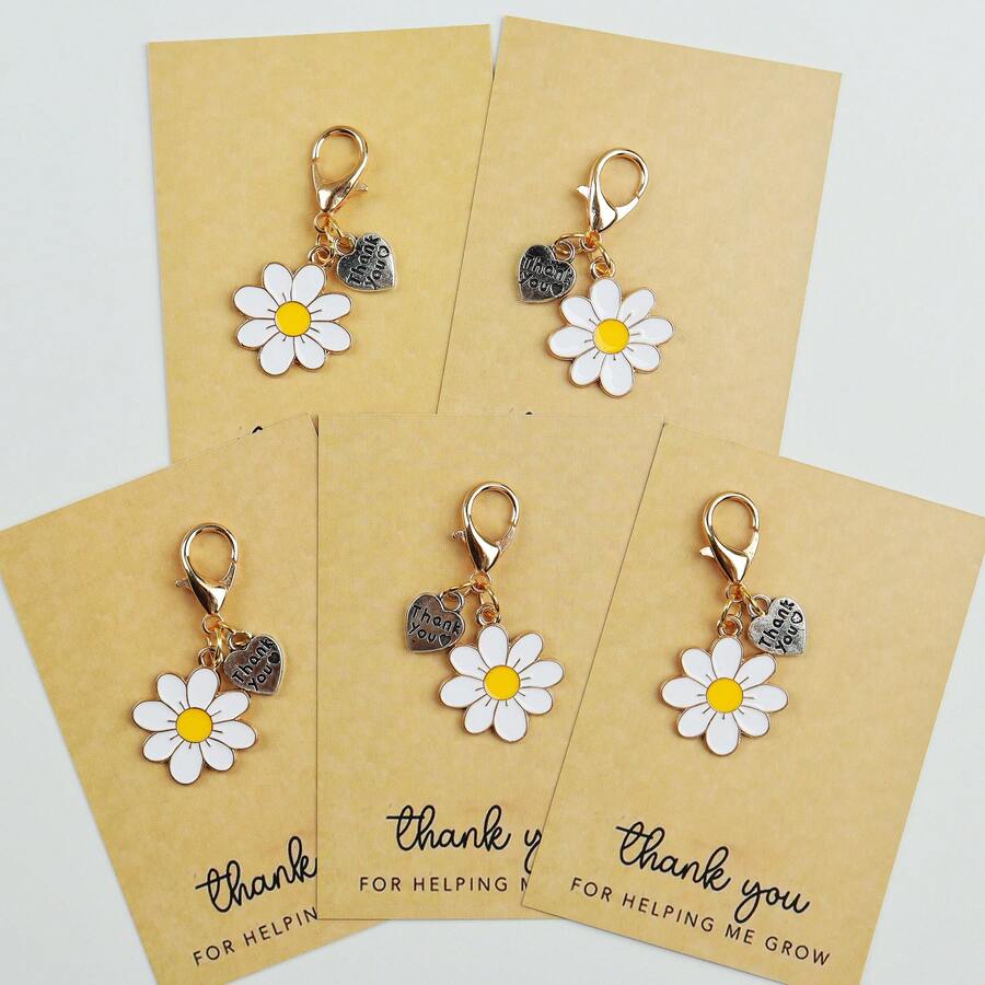 Enamel Daisy Keychains With Th - Plant Parental のレビューと価格
