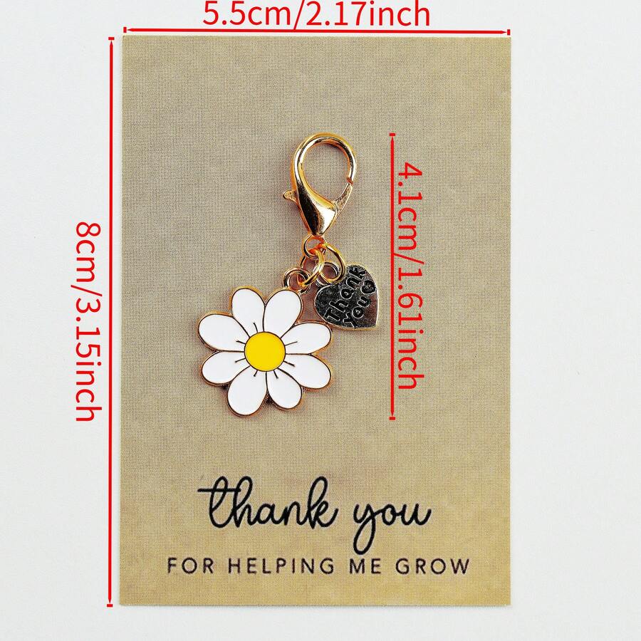 Enamel Daisy Keychains With Th - Plant Parental のレビューと価格