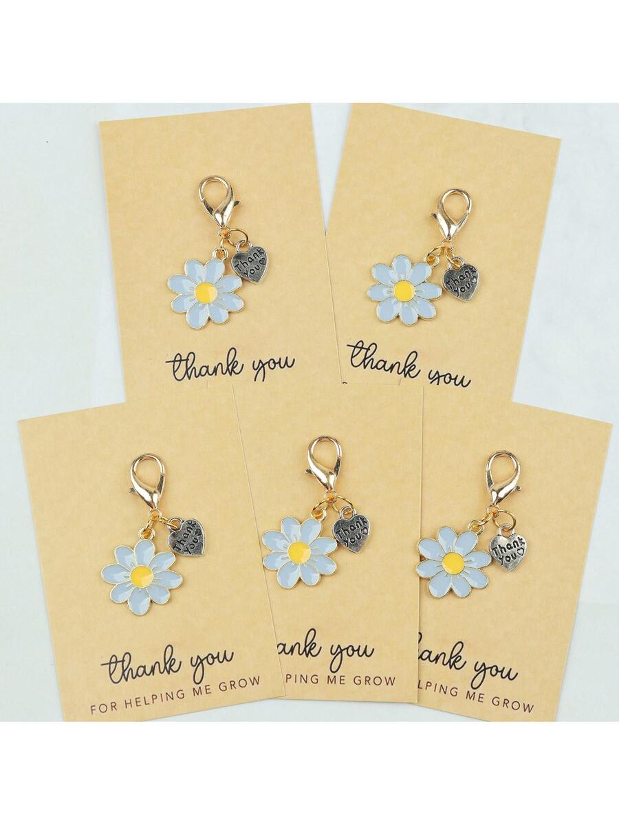 Enamel Daisy Keychains With Th - Plant Parental のレビューと価格