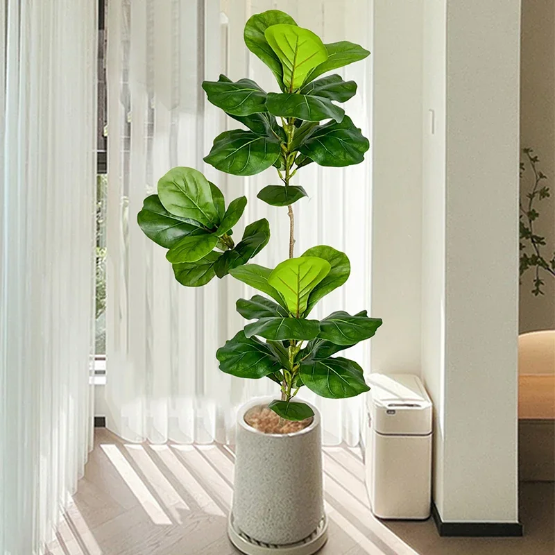 2-4.9FT Large Artificial Ficus - Rubber Plant Ficus のレビューと価格