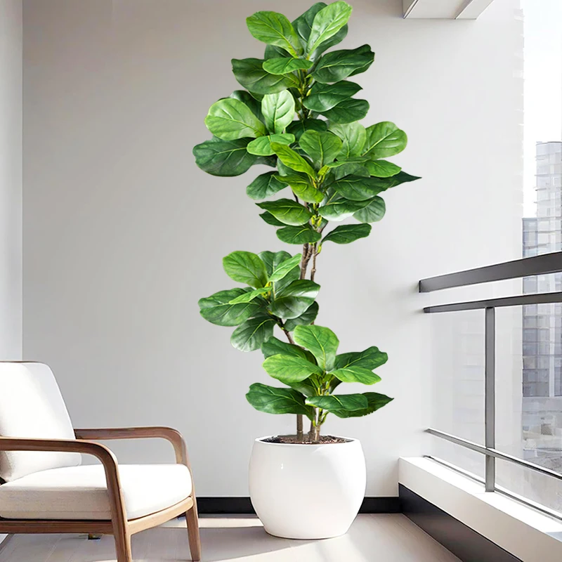 2-4.9FT Large Artificial Ficus - Rubber Plant Ficus のレビューと価格