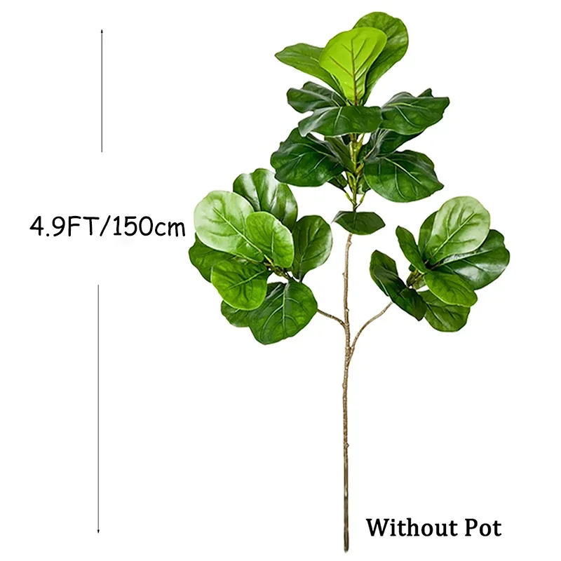 2-4.9FT Large Artificial Ficus - Rubber Plant Ficus のレビューと価格