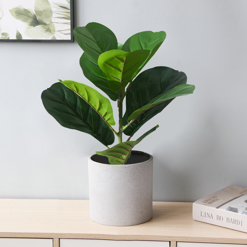 38cm Fake Ficus Tree Artificia - Rubber Plant Ficus のレビューと価格