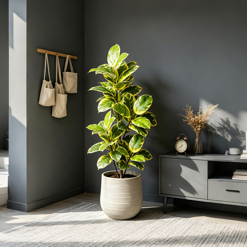 85-125cm Large Artificial Rubb - Rubber Plant Ficus のレビューと価格